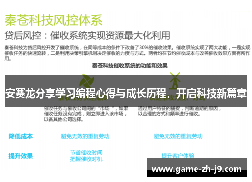安赛龙分享学习编程心得与成长历程，开启科技新篇章