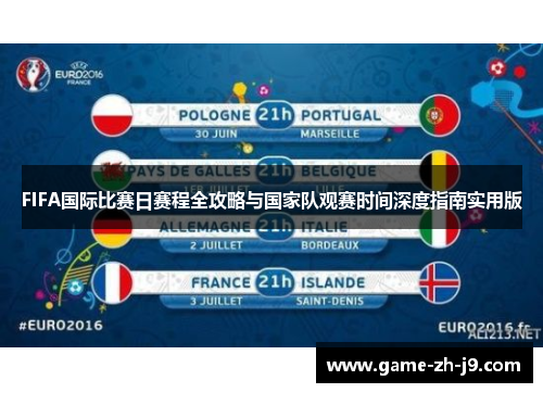 FIFA国际比赛日赛程全攻略与国家队观赛时间深度指南实用版
